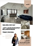 Eladó lakás (téglaépítésű) Budapest V. kerület, 70m2