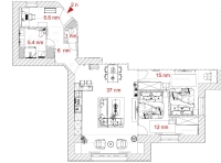 Budapest XIII. kerület 公寓房（砖头） 11
