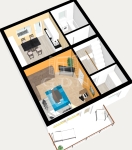 Kismaros 公寓房（砖头） 6