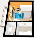 Kismaros 公寓房（砖头） 2